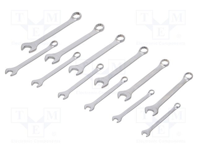 Key set; combination spanner; Pcs: 12