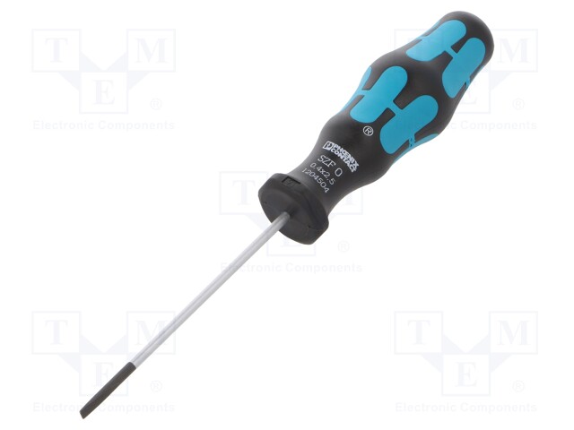 Screwdriver; slot; 2,5x0,4mm; Blade length: 75mm