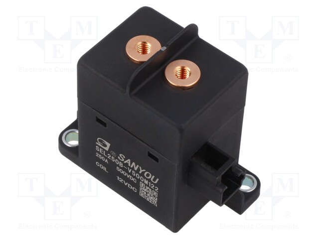 Relay: electromagnetic; SPST-NO; Ucoil: 12VDC; 250A; panel