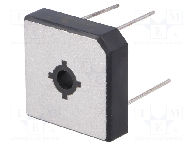 Single-phase bridge rectifier; Urmax: 100V; If: 15A; Ifsm: 300A