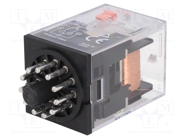 Relay: electromagnetic; 3PDT; Ucoil: 230VAC; 10A/250VAC; 10A/30VDC