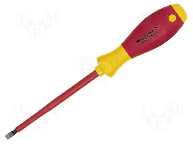 Screwdriver; insulated; slot; 5,5x1,0mm; Blade length: 125mm