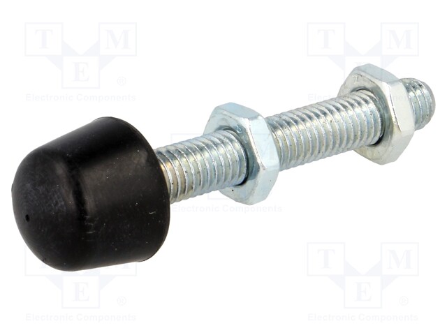 Clamping bolt; Thread: M8; Base dia: 14mm; Kind of tip: rounded