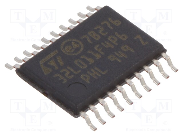 ARM microcontroller; Flash: 16kB; 32MHz; SRAM: 2kB; TSSOP20