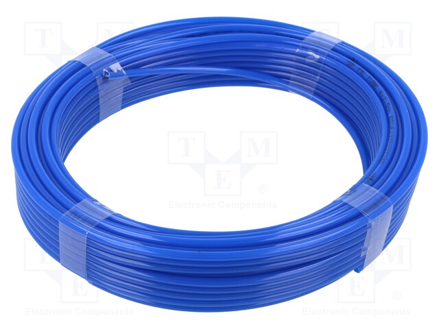 Pneumatic tubing; 9bar; L: 25m; polyetylene; blue