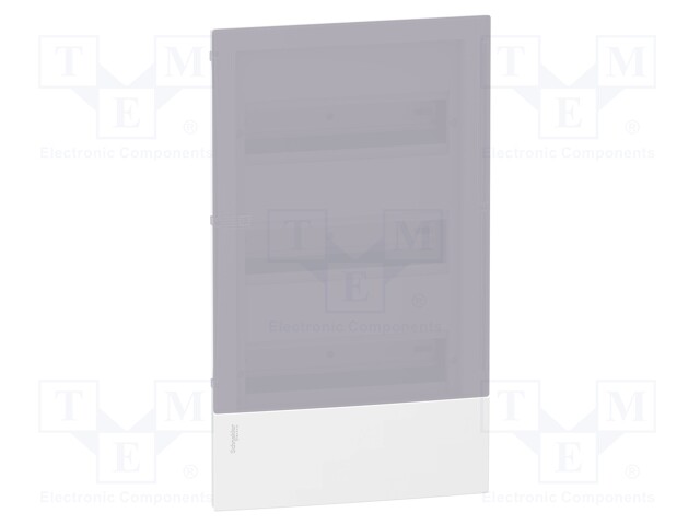 Enclosure: for modular components; IP40; plaster embedded; white