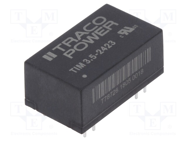 Converter: DC/DC; 3.5W; Uin: 18÷36V; Uout: 15VDC; Uout2: -15VDC; 7g