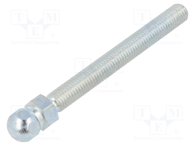 Pin; M10; Plunger mat: steel; Ø: 15mm; Plating: zinc; Spanner: 14mm