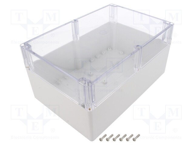 Enclosure: multipurpose; X: 160mm; Y: 240mm; Z: 120mm; polycarbonate