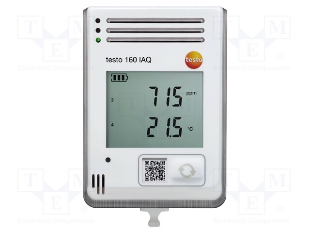 Data logger; pressure,CO2,temperature,humidity; ±0,5°C; IP20