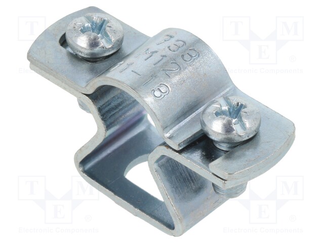 T-bolt clamp; W: 39mm; Clamping: 11÷13mm; steel; Plating: zinc