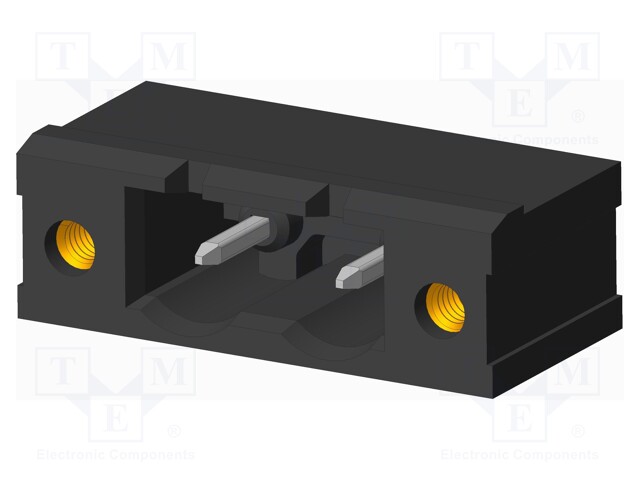 Connector: pluggable terminal block; socket; male; on PCBs