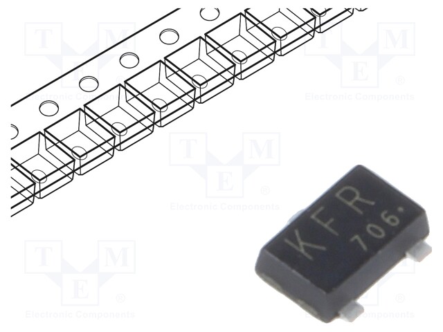 Transistor: N-MOSFET; unipolar; 40V; 2A; 1W; SOT23F