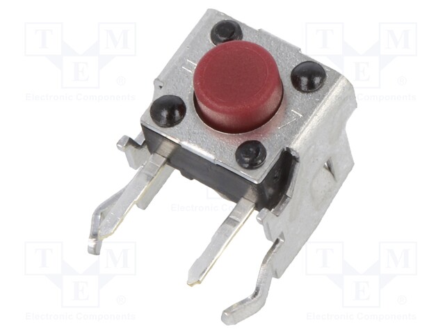 Microswitch TACT; SPST; Pos: 2; 0.02A/15VDC; THT; none; 1.3N; 3.85mm