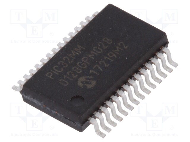 PIC microcontroller; Memory: 128kB; SRAM: 16kB; 2÷3.6VDC; SMD; SO28