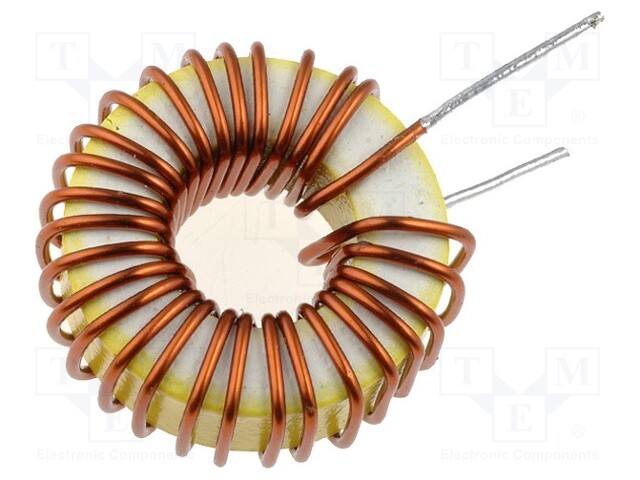 Inductor: wire; THT; 33uH; 3A; 38mΩ