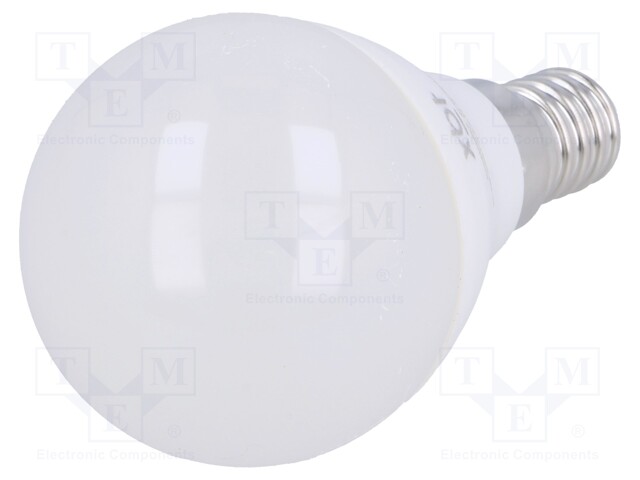 LED lamp; cool white; E14; 230VAC; 590lm; 7W; 170°; 6000K; CRImin: 80