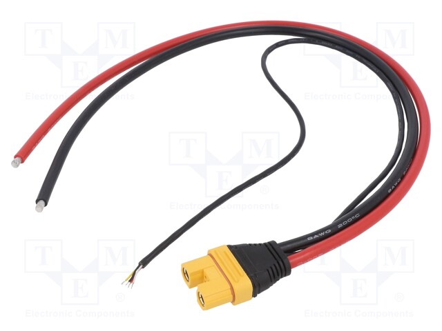 Plug; DC supply; AS150U; female; PIN: 6; with leads; for cable; 70A