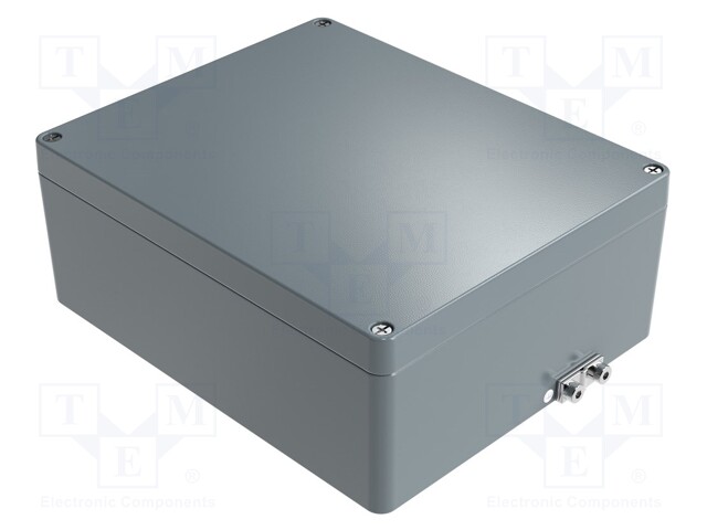 Enclosure: multipurpose; X: 230mm; Y: 280mm; Z: 111mm; aluminium