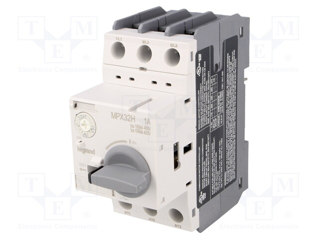 Motor breaker; 0.18/0.25kW; 230÷690VAC; DIN; IP20; -20÷60°C