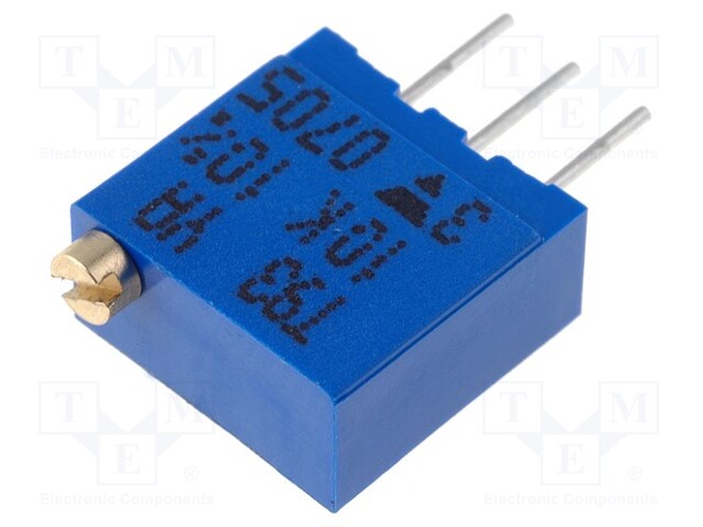 Potentiometer: mounting; multiturn; 10kΩ; 500mW; THT; ±10%; linear