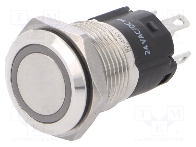 Switch: vandal resistant; Pos: 2; SPDT; 3A/240VAC; 3A/240VDC; ON-ON