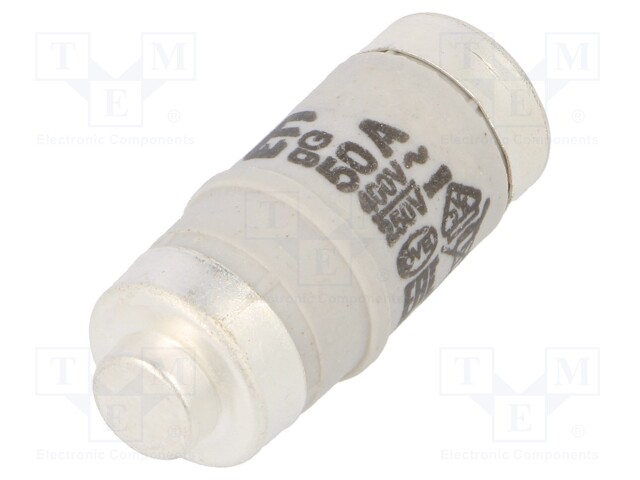 Fuse: fuse; gG; 50A; 400VAC; 250VDC; ceramic; D02; D0