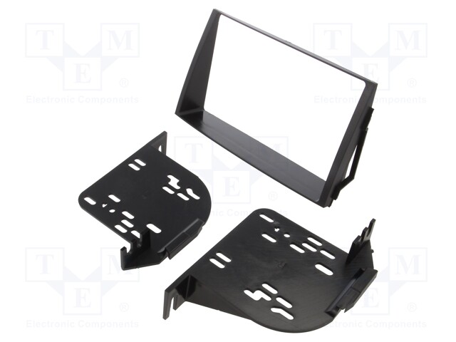 Radio mounting frame; Hyundai; 2 DIN; black