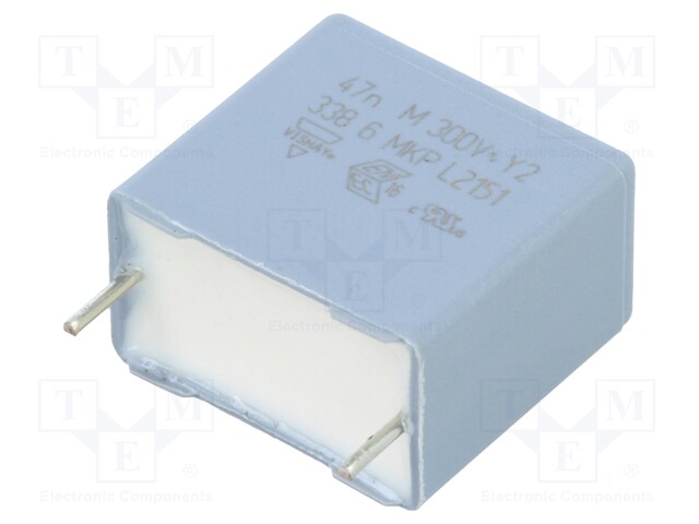 Capacitor: polypropylene; 47nF; 1kVDC; 15mm; ±20%; Mounting: THT