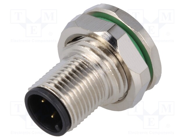 Socket; M12; PIN: 3; male; A code-DeviceNet / CANopen; THT; IP67