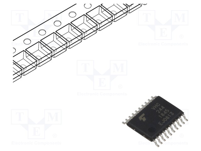 IC: digital; bus buffer; Channels: 8; C²MOS; SMD; TSSOP20; 2÷5.5VDC