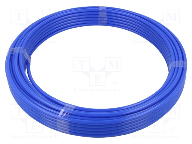 Pneumatic tubing; 24bar; L: 25m; polyamide 6; blue