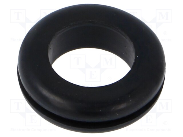 Grommet; black; UL94HB; TPR