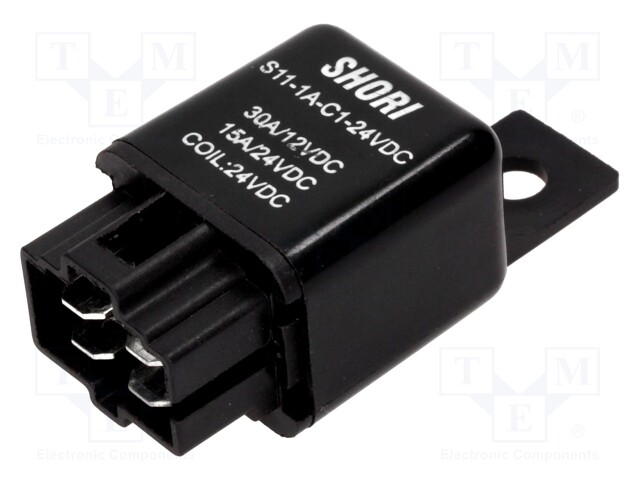 Relay: electromagnetic; SPST-NO; Ucoil: 24VDC; 30A; automotive