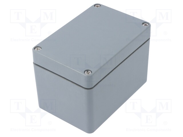 Enclosure: multipurpose; X: 75mm; Y: 110mm; Z: 75mm; polyester; grey