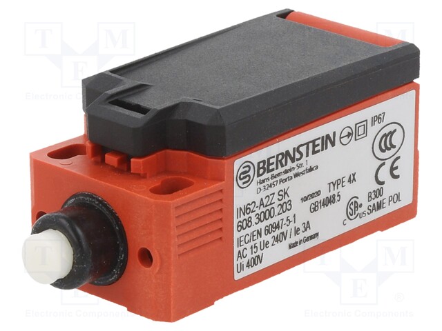 Limit switch; NC x2; 5A; max.240VAC; max.24VDC; M20; IP66; -30÷75°C