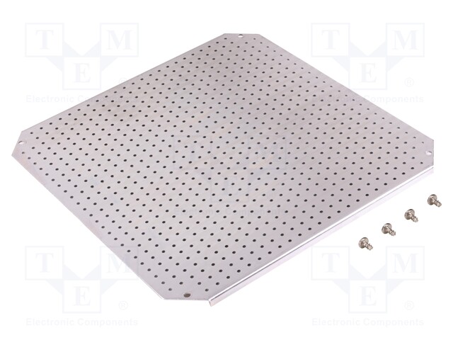 Mounting plate; steel