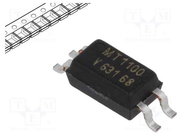 Optocoupler; SMD; Channels: 1; Out: transistor; Uinsul: 3.75kV