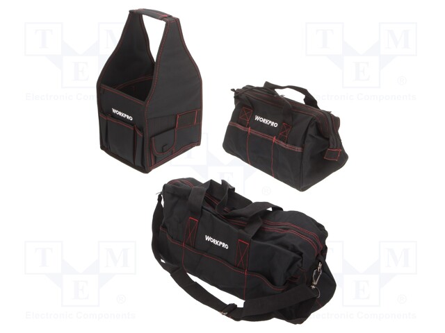 Bag: toolbag; polyester; Pcs: 3