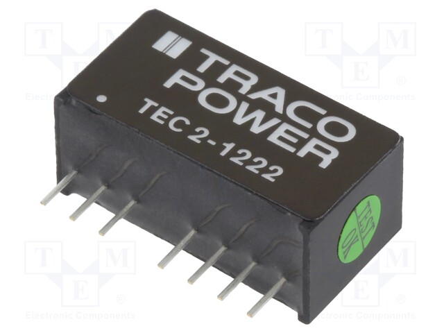 Converter: DC/DC; 2W; Uin: 9÷18V; Uout: 12VDC; Uout2: -12VDC; SIP8