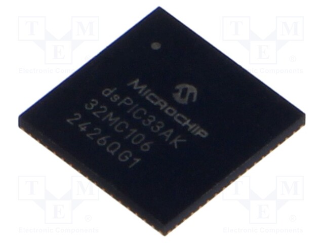 IC: dsPIC microcontroller; 32kB; 8kBRAM; VQFN64; 3÷3.6VDC; DSPIC