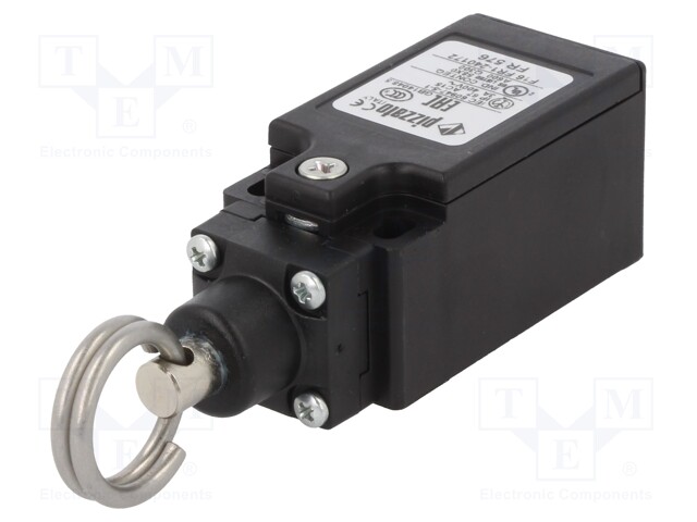 Sensor: limit switch; -25÷80°C; IP67; Mat: plastic; Head: ring; 10A