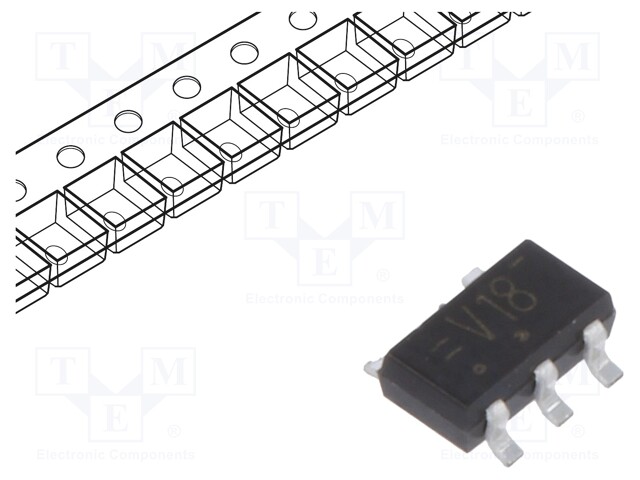 IC: digital; demultiplexer,non-inverting; SMD; SC74A; Series: LVC