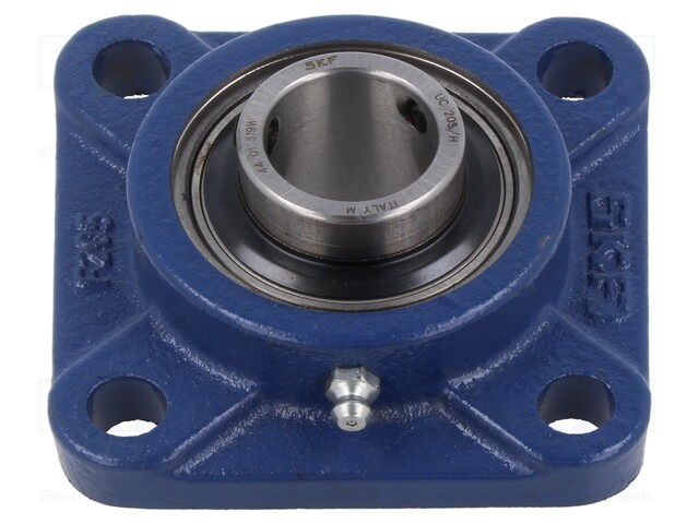 Bearing: bearing unit; adjustable grip,with square flange; 25mm