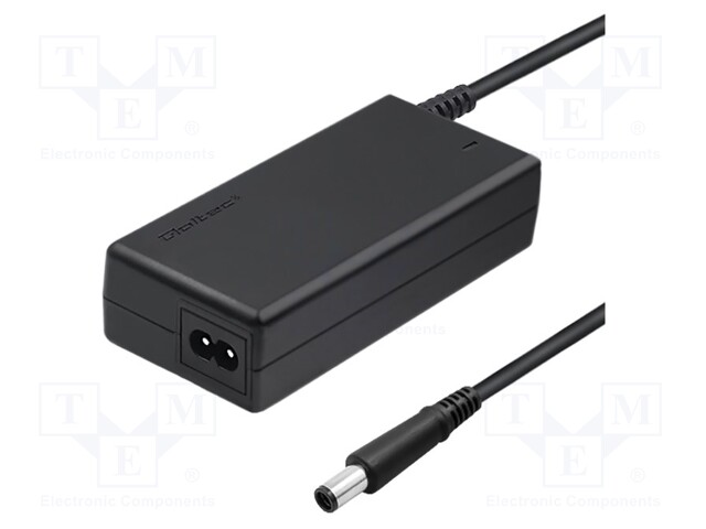 Power supply: switched-mode; 18.5VDC; 3.5A; 65W; for notebooks