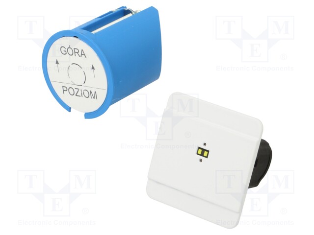 Sensor: laser; 9÷27VDC; 45x45x1.5mm; IP40; -10÷45°C; AS-225; DRL