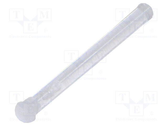 Fiber for LED; round; Ø2.2mm; Front: convex; straight; IP68