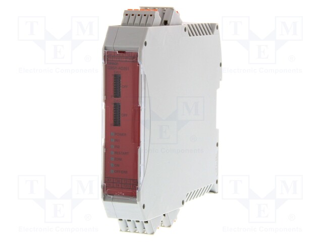 Safety Relay, 24 VDC, DPST-NO, G9SR Series, Cage Clamp