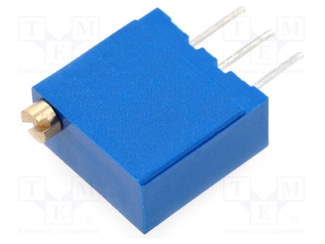 Potentiometer: mounting; multiturn; 1MΩ; 500mW; THT; ±10%; linear