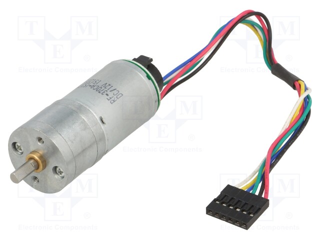 Motor: DC; with encoder,with gearbox; LP; 12VDC; 1.1A; 150rpm